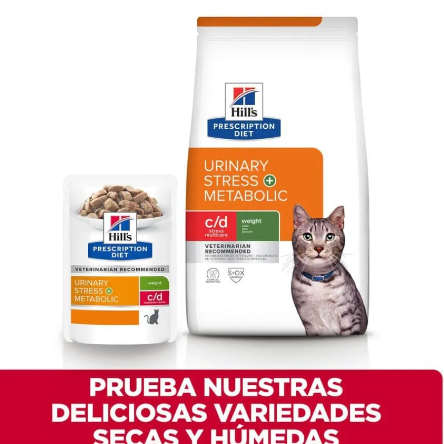 Hill's Prescription Diet Urinary Stress + Metabolic c/d pienso para gatos Discount