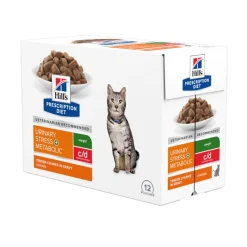 Hill's Prescription Diet Urinary Stress + Metabolic Pollo sobre para gatos