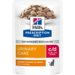Hill's Prescription Diet Urinary Care c/d sobre para gatos Outlet