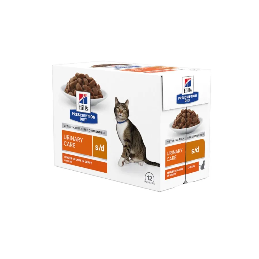 Hill's Prescription Diet Urinary Care s/d Pollo Sobre en Salsa para gatos – Pack 12 Discount