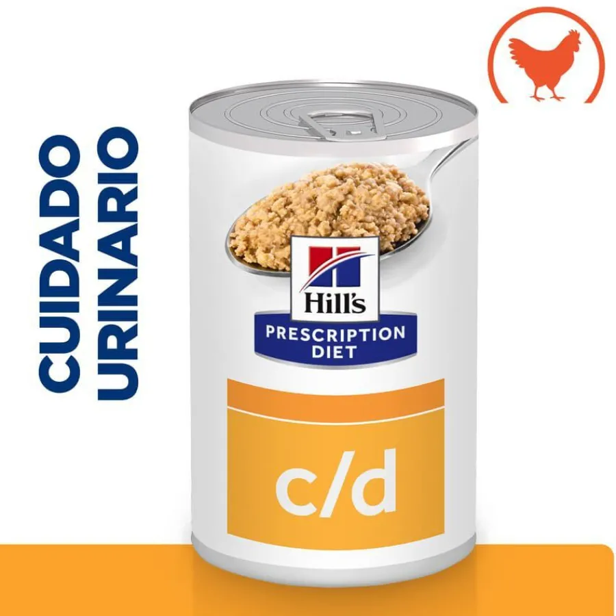 Hill's Prescription Diet Urinary Care c/d Pollo lata para perros Clearance