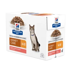 Hill's Prescription k/d Diet Kidney Care Salmón sobre en salsa para gatos New