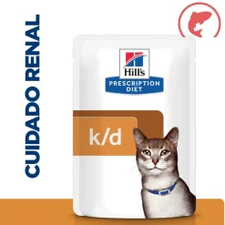 Hill's Prescription k/d Diet Kidney Care Salmón sobre en salsa para gatos New