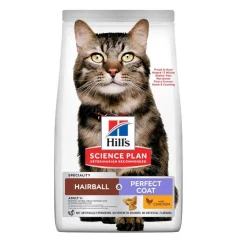 Hill's Science Plan Adult Hairball y Perfect Coat Pollo pienso para gatos Sale