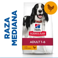 Hill's Science Plan Adult Medium Pollo pienso para perros Discount