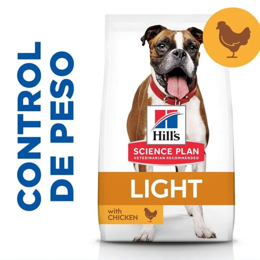 Hill's Science Plan Adult Light Medium Pollo pienso para perros Best