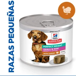 Hill's Science Plan Adult Small y Mini Perfect Weight Mousse de Pavo lata para perros Discount