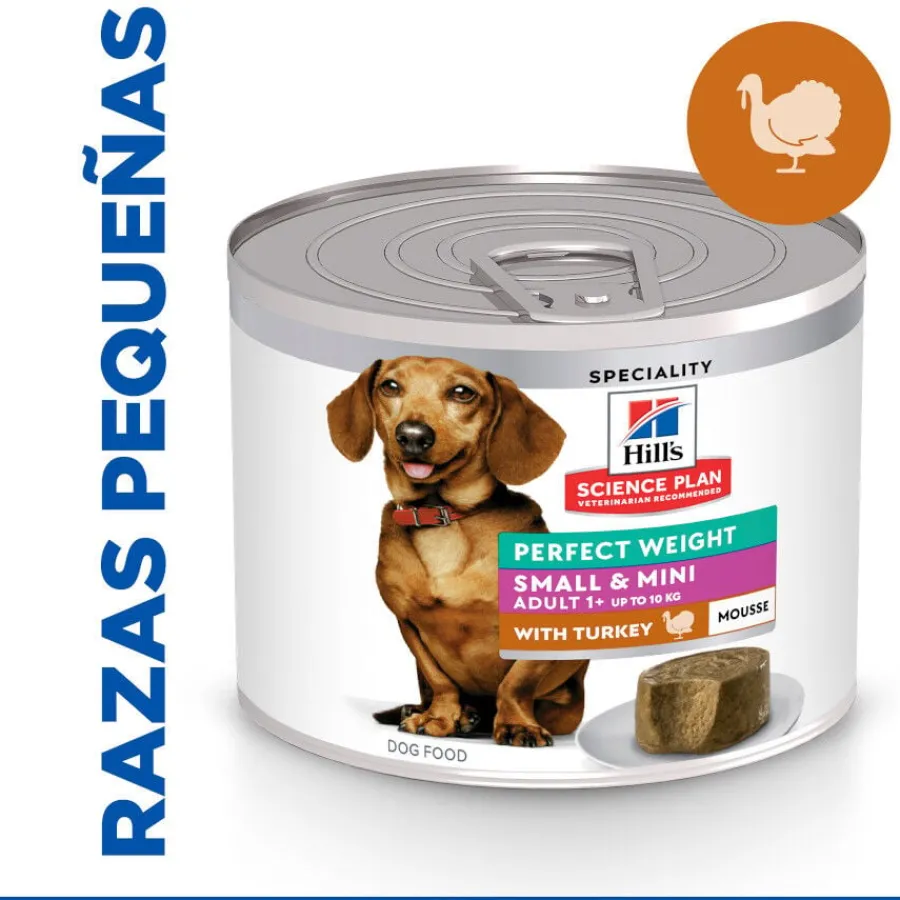 Hill's Science Plan Adult Small y Mini Perfect Weight Mousse de Pavo lata para perros Discount
