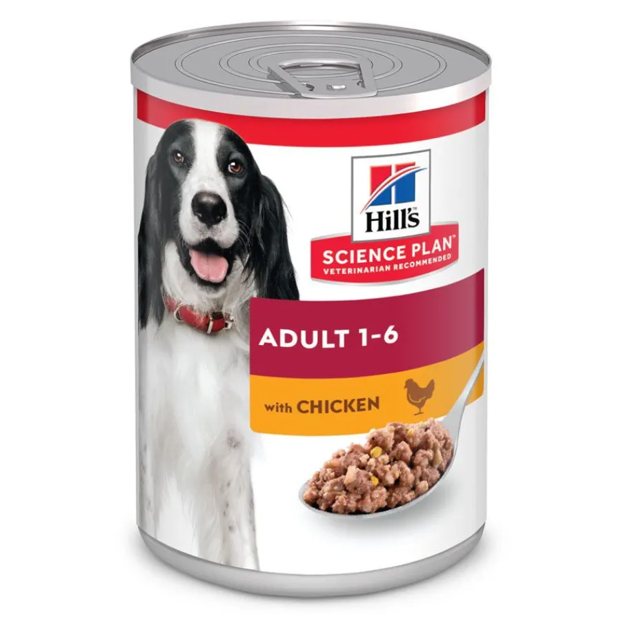 Hill's Science Plan Adult pollo lata para perros Hot
