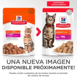 Hill's Science Plan Adult Ternera Sobre en Salsa para gatos Outlet