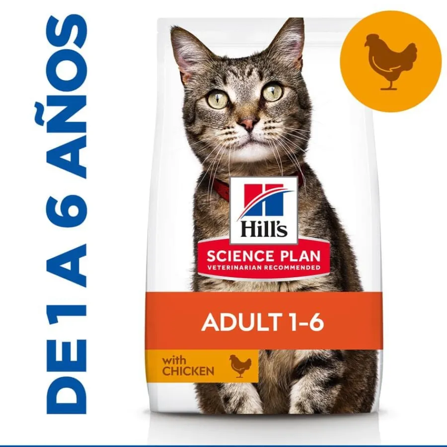 Hill's Science Plan Adult Pollo pienso para gatos Clearance