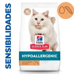 Hill's Science Plan Adult Hypoallergenic Huevo e Insecto pienso para gatos Sale