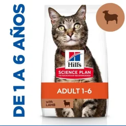 Hill's Science Plan Adult Cordero pienso para gatos Best