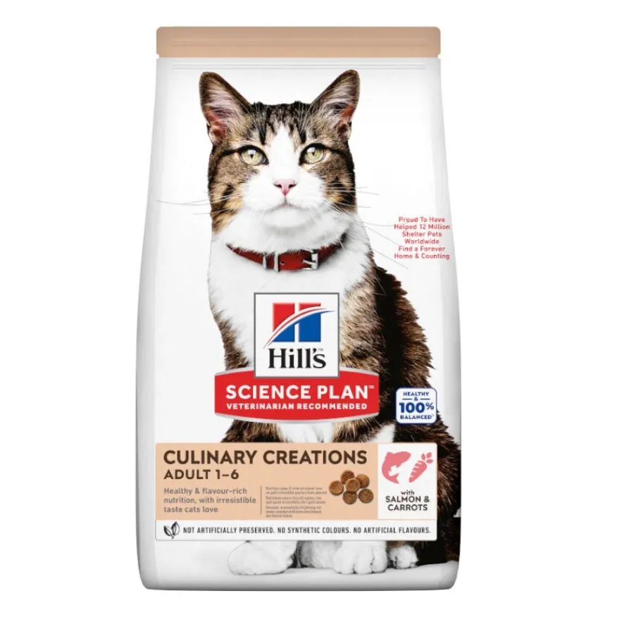 Hill's Science Plan Culinary Creations Salmón y Zanahorias pienso para gatos New