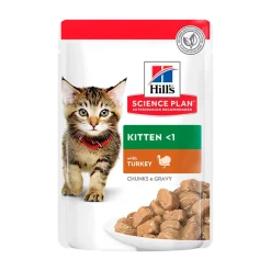 Hill's Science Plan Kitten Pavo en Salsa sobre para gatos Best