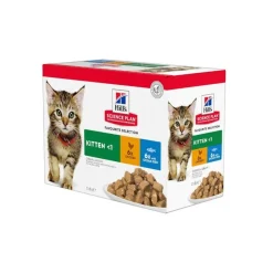 Hill's Science Plan Kitten Pollo y Pescado sobre para gatos Multipack