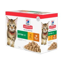 Hill's Science Plan Kitten Pollo y Pavo en Salsa sobre para gatos