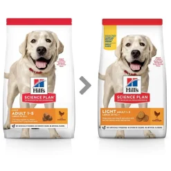 Hill's Science Plan Light Adult Pollo pienso para perros Clearance