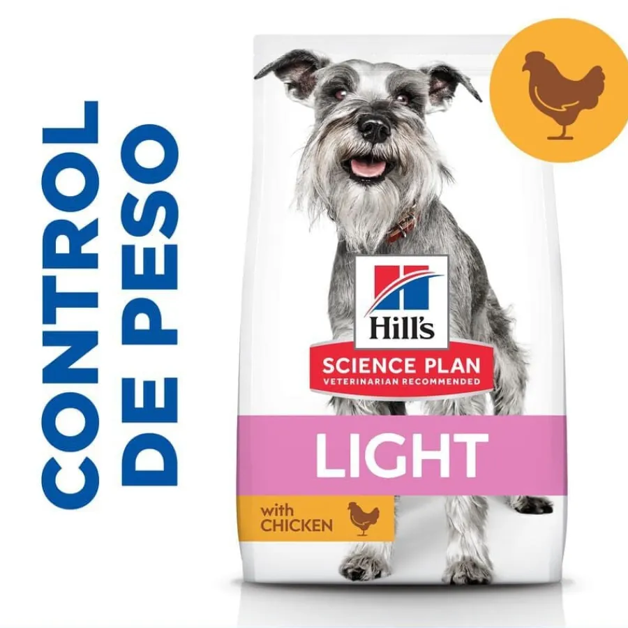 Hill's Science Plan Light Mature Adult small y mini pollo pienso para perros