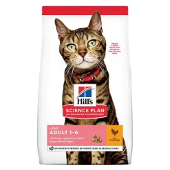 Hill's Science Plan Light Adult Pollo pienso para gatos New