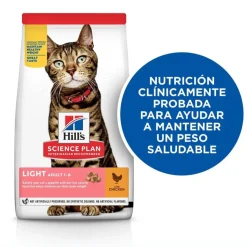Hill's Science Plan Light Adult Pollo pienso para gatos New