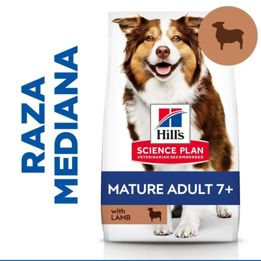 Hill's Science Plan Mature Adult Medium Cordero pienso para perros Online
