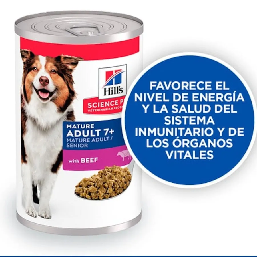 Hill's Science Plan Mature Adult 7+ Ternera en Paté lata para perros Clearance