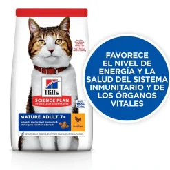 Hill's Science Plan Mature Adult 7+ Pollo pienso para gatos Clearance