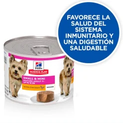 Hill's Science Plan Mature Small y Mini Mousse de Pollo lata para perros Discount