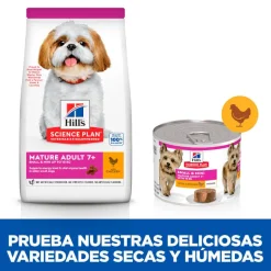Hill's Science Plan Mature Small y Mini Mousse de Pollo lata para perros Discount