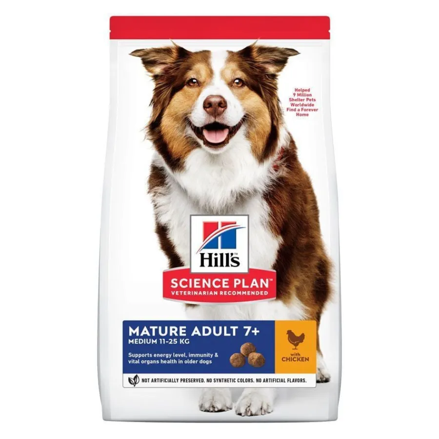 Hill's Science Plan Mature Adult Medium Pollo pienso para perros New