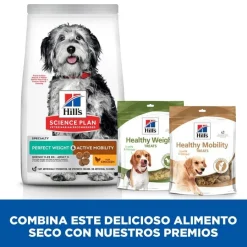 Hill's Science Plan Perfect Weight y Active Mobility pollo pienso para perros medianos Outlet