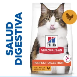 Hill's Science Plan Perfect Digestion Adult Pollo Pienso para gatos Online