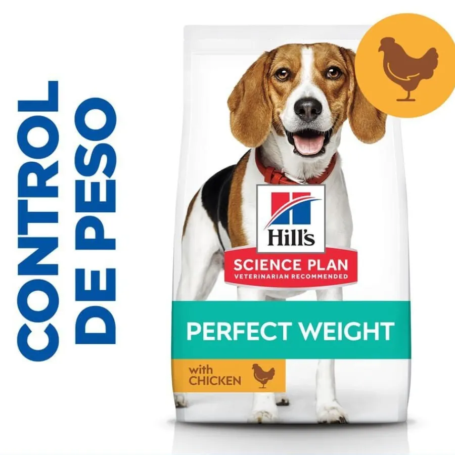 Hill's Science Plan Perfect Weight Adult Medium Pollo pienso para perros Clearance