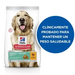 Hill's Science Plan Perfect Weight Adult Large Pollo pienso para perros Best