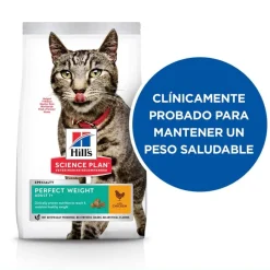 Hill's Science Plan Perfect Weight Adult pollo pienso para gatos Discount