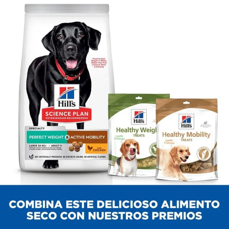 Hill's Science Plan Perfect weight y Active Mobility pollo pienso para perros grandes