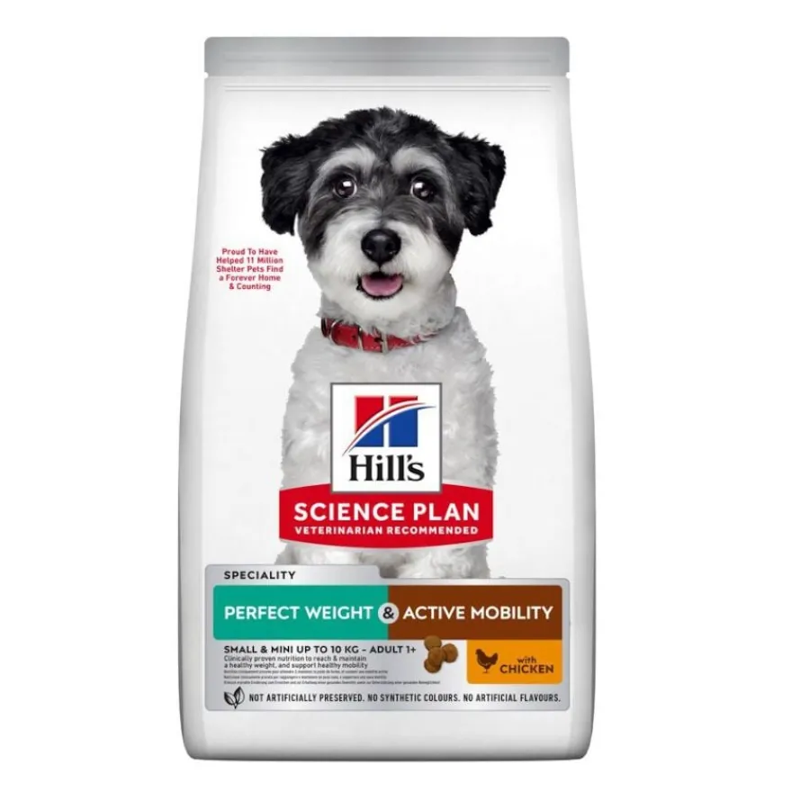 Hill's Science Plan Perfect Weight y Active Mobility Small y Mini Pollo pienso para perros Hot