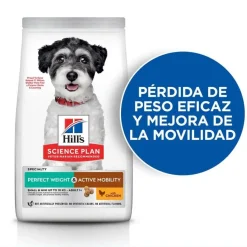 Hill's Science Plan Perfect Weight y Active Mobility Small y Mini Pollo pienso para perros Hot