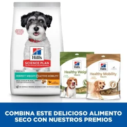 Hill's Science Plan Perfect Weight y Active Mobility Small y Mini Pollo pienso para perros Hot