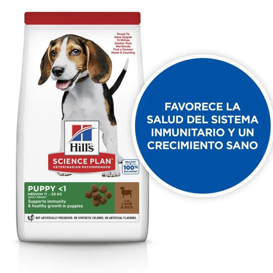 Hill's Science Plan Puppy Medium Cordero y arroz Pienso para perros Discount