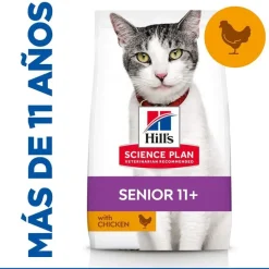 Hill's Science Plan Senior 11+ Pollo Pienso para gatos Online