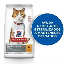Hill's Science Plan Sterilised Adult Pollo pienso para gatos Discount