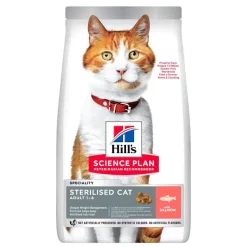 Hill's Science Plan Sterilised Adult Salmón pienso para gatos Outlet