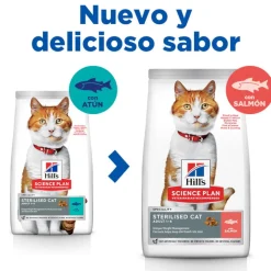 Hill's Science Plan Sterilised Adult Salmón pienso para gatos Discount