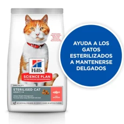 Hill's Science Plan Sterilised Adult Salmón pienso para gatos Discount