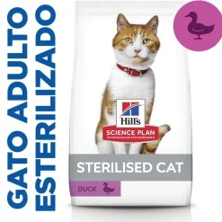 Hill's Science Plan Sterilised Young Adult Pato pienso para gatos New
