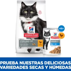 Hill's Science Plan Sterilised Mature Pescado Oceánico en Salsa sobre para gatos New