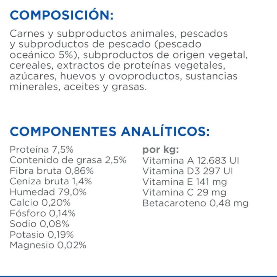 Hill's Science Plan Sterilised Mature Pescado Oceánico en Salsa sobre para gatos New