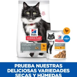 Hill's Science Plan Sterilised Mature Pollo en Salsa sobre para gatos Clearance